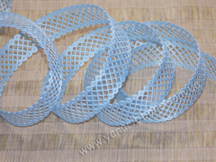 Лента-сеточка голубая ширина 22 мм