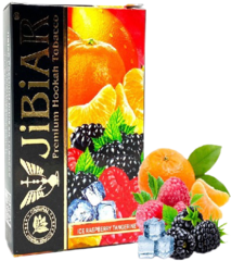 Табак Jibiar Ice Raspberry Tangerine (Джибиар Лед Малина Мандарин) 50г