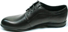Стильные туфли мужские кожаные классические Ikoc 060-1 ClassicBlack.