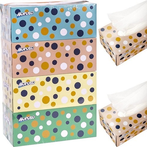 Бумажные салфетки Horoso в картонной упаковке 450л.