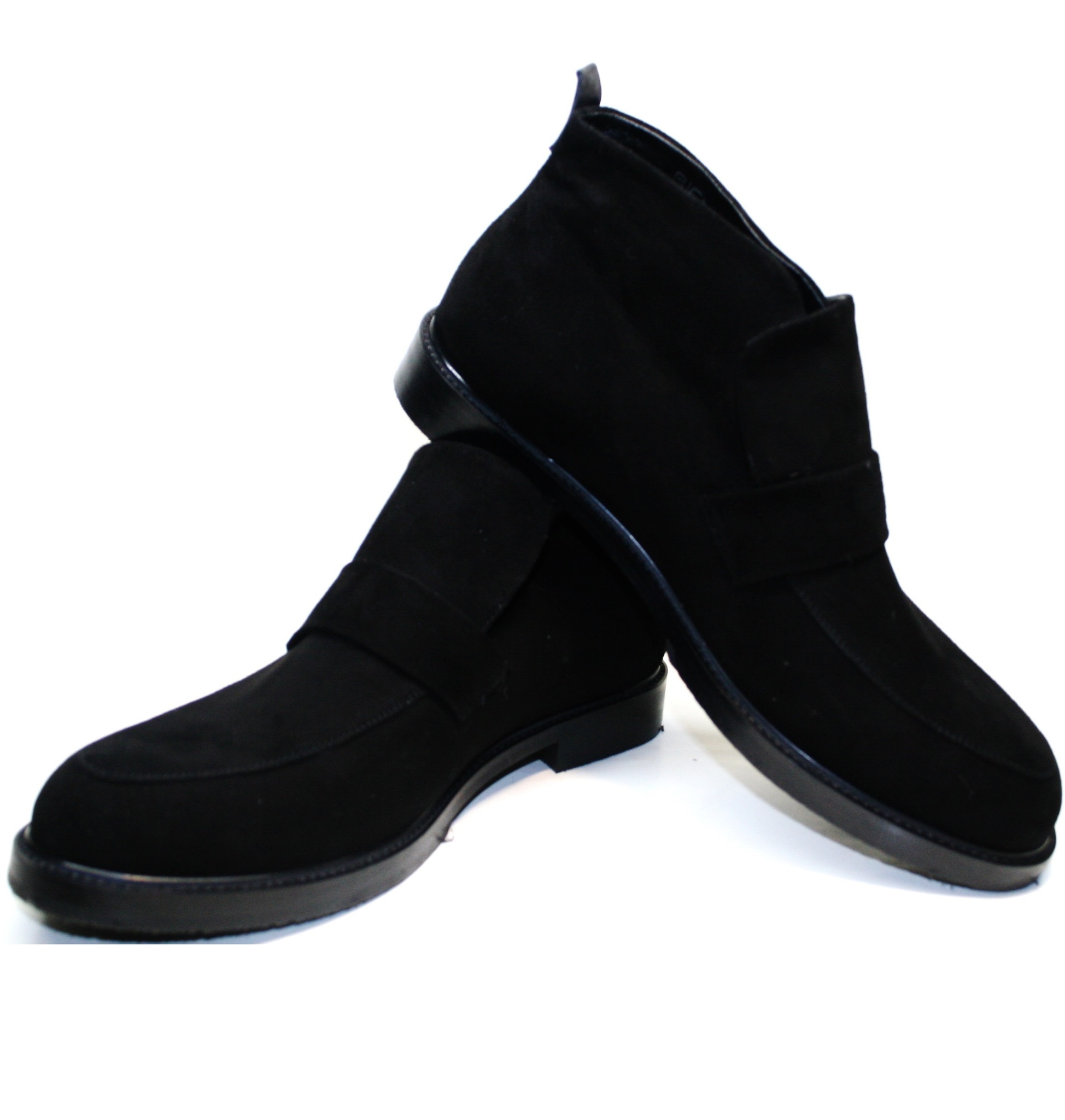 Стильные ботинки мужские - зимние лоферы Richesse.