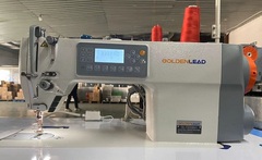 Фото: Одноголкова пряморядна  машина з автоматикою і вбудованим сервомотором GOLDEN LEAD GL-7200BM1