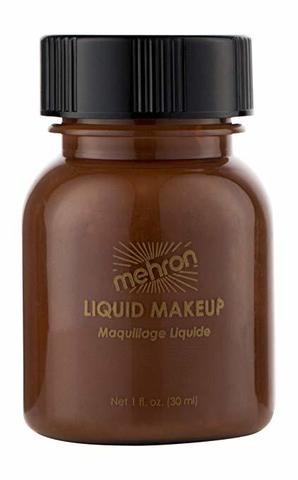 MEHRON Рідкий грим Liquid Makeup, Sable Brown (Коричневий), 30 мл