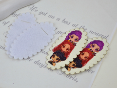 Накладка на клік-клак 5 см широка Дівчата к-поп