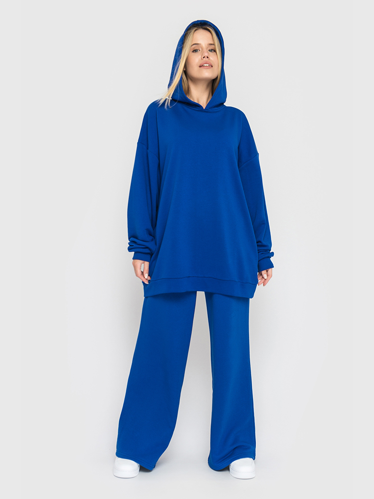 Костюм (брюки и худи) синий YOS от украинского бренда Your Own Style