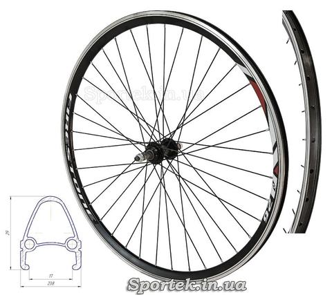 Заднее алюминиевое колесо 26 дюймов, 36 спиц для многоскоростного велосипеда