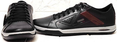 Модные кроссовки кеды мужские черные Pegada 118107-05 Black.