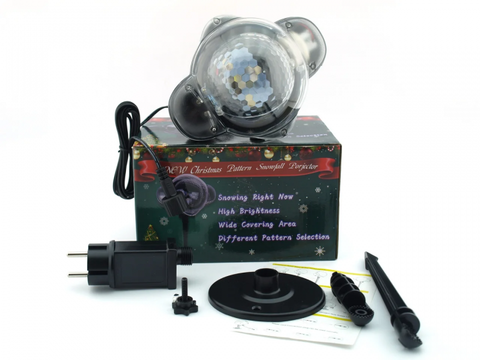 Уличный лазерный проектор с пультом Christmas Snowfall Projector WL-808 дискошар лазерное шоу SHP