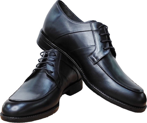 Черные туфли мужские классические Luciano Bellini F823 Black Leather
