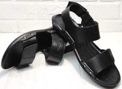 Стильные босоножки сандалии в спортивном стиле мужские Zlett 7083 Black.