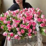 Photo of Bouquet of 125 peony tulips «Marshmallow sea»