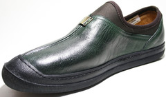 Кожаные кеды - модные туфли мужские Luciano Bellini