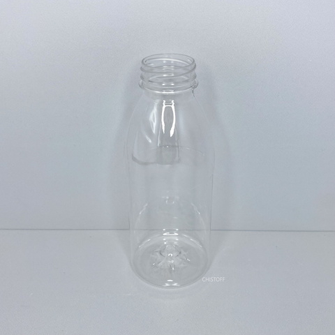 Бутылка 500 мл с широким горлом гладкая ø 38 мм прозрачная