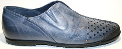 Летние мужские туфли спортивные, кожаные Luciano Bellini