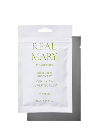 Rated Green Очищающая и отшелушивающая маска для кожи головы с морской солью и соком розмарина REAL MARY Purifying Scalp Scaler