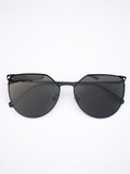 Большие солнцезащитные очки в черной оправе Zuzu фото 2