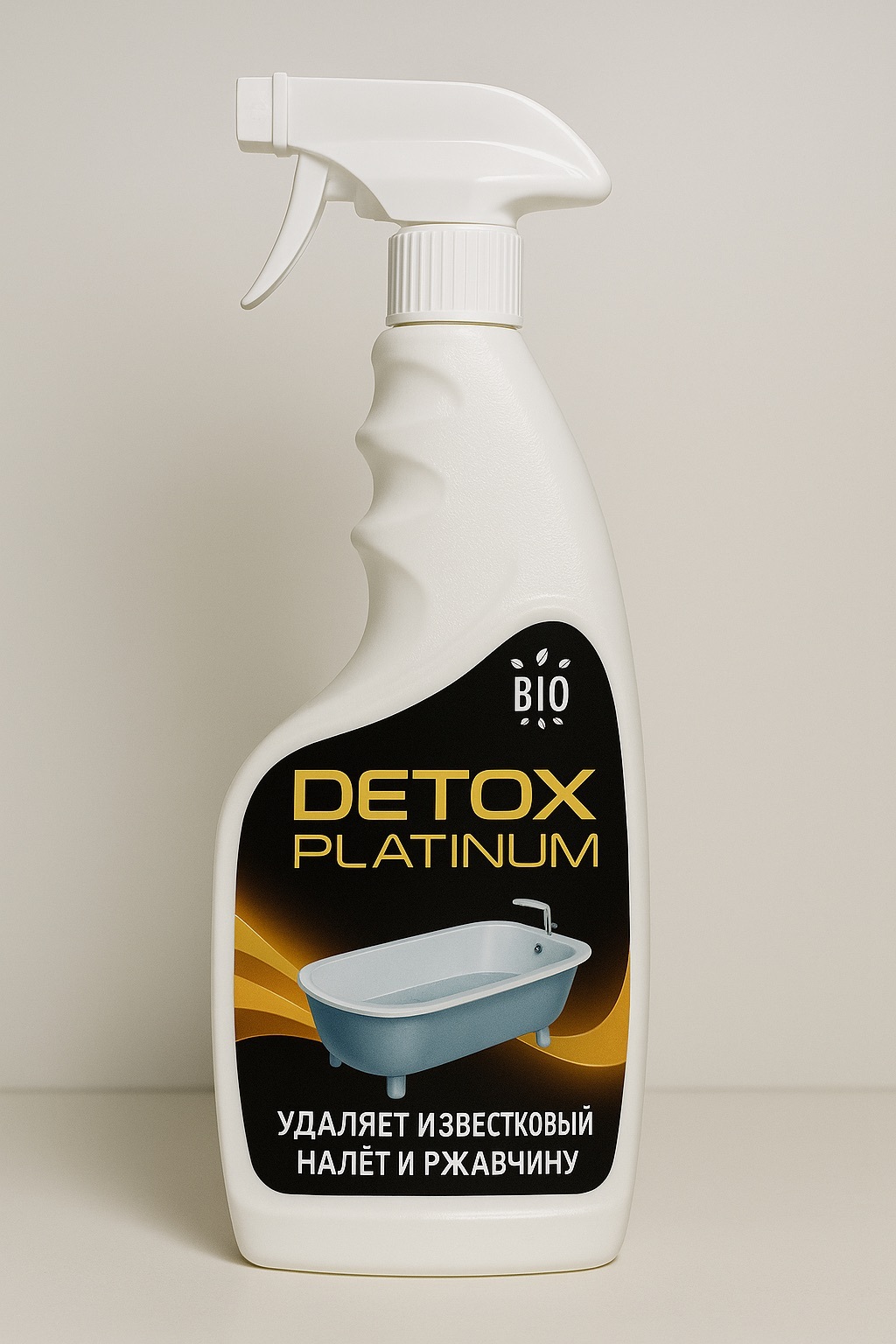 Средство для удаления известкового налёта и ржавчины DETOX PLATINUM, 500 мл