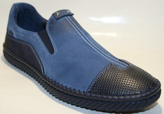 Модные туфли мужские летние Luciano Bellini