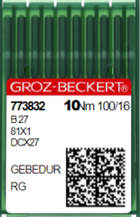 Фото: Голка швейна промислова для оверлока Groz Beckert B27/DC*27 №100 GEBEDUR