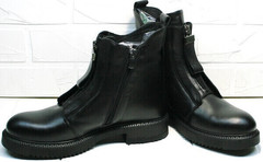 Женские ботинки демисезонные кожа  Tina Shoes 292-01 Black.