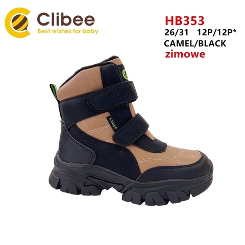 Clibee (зима) HB353 Camel/Black 26-31