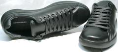 Полностью черные кроссовки мужские GS Design 5773 Black
