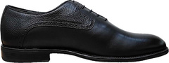 Кожаные мужские туфли классические Luciano Bellini F2201 Black Leather.