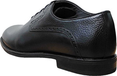 Черные кожаные туфли классические мужские Luciano Bellini F2201 Black Leather.