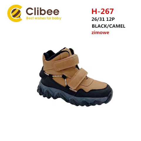 Clibee (зима) H267 Black/Camel 26-31