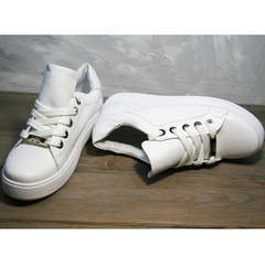 Модные кроссовки белые женские Molly shoes 557 Whate