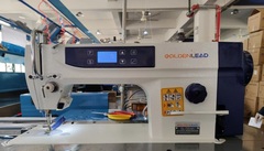 Фото: Одноигольная прямострочная швейная машина с сервомотором в голове  GOLDEN LEAD GL-720-M1