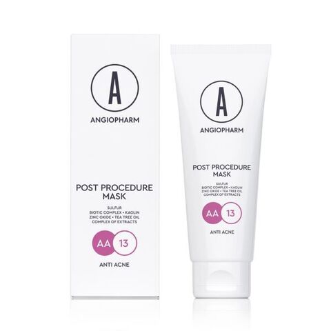 ANGIOPHARM МАСКА ПОСЛЕ ЧИСТКИ, 75 МЛ | POST PROCEDURE MASK