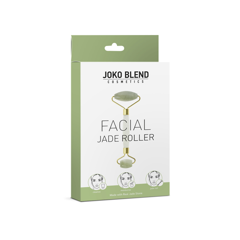 Нефритовий ролер для обличчя Jade Roller + Олія косметична Squalane Oil (2)