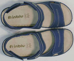 Удобные сандалии женские спортивные на липучках Inblu CB-1U Blue.