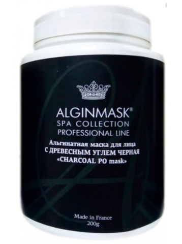 Альгинатная маска для лица с древесным углем Charcoal Po mask, Alginmask