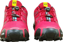 Дышащие кроссовки на лето мужские Salomon Speedcross 3 A-2054 Red Black.