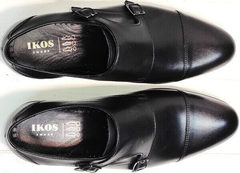 Мужские стильные туфли на выпускной Ikoc 2205-1 BLC.