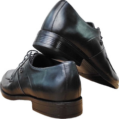 Классические мужские туфли под костюм Luciano Bellini F823 Black Leather