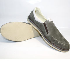 Мужские туфли лоферы IKOC 3394-3 Gray.