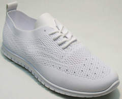 Легкие кроссовки для фитнеса женские Small Swan NB-821 All White.