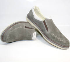 Туфли лоферы мужские IKOC 3394-3 Gray.