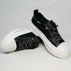 Женские туфли кроссовки El Passo sy9002-2 Sport Black-White.