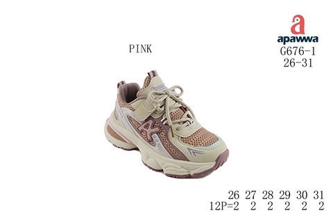 Apawwa G676-1 Pink 26-31