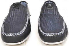 Мужские туфли мокасины кожаные Pegada 140721-10 Ash Blue.
