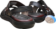Спортивные босоножки сандали мужские кожаные Pegada 133156-02 Dark Brown