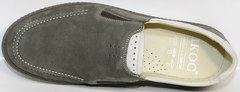 Туфли casual мужские IKOC 3394-3 Gray.