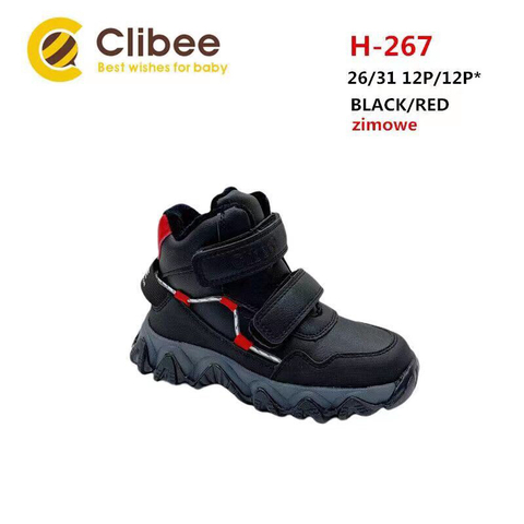 Clibee (зима) H267 Black/Red 26-31