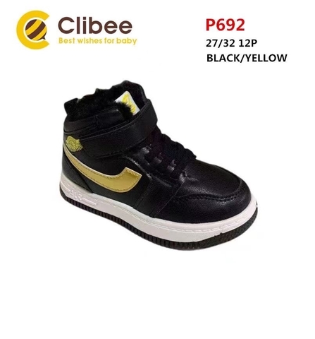 Clibee (зима) P692 Black/Yellow 27-32