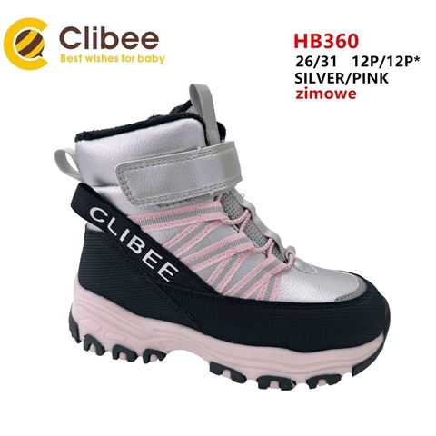 Clibee (зима) HB360 Silver/Pink 26-31