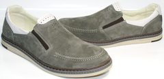 Туфли мокасины мужские IKOC 3394-3 Gray.